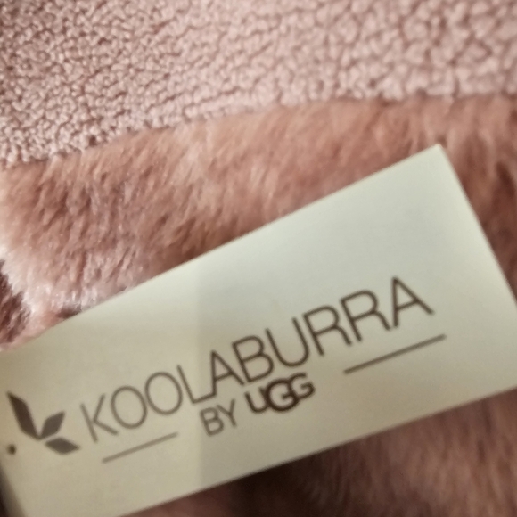 Koolaburra by UGG Women S Pink Rose Full Zip Hooded Faux Fur Fuzzy Jacke… - Picture 10 of 13